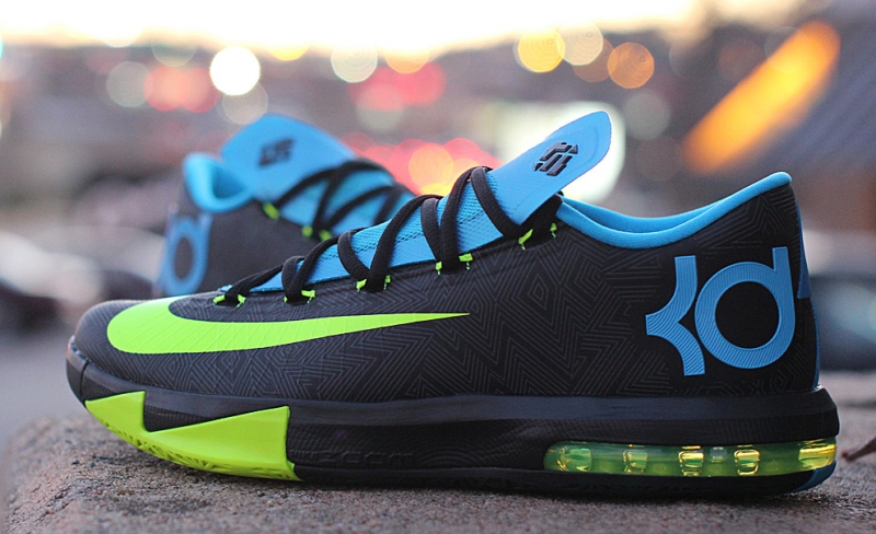 ShoeFax - Nike KD 6 Black / Volt Vivid